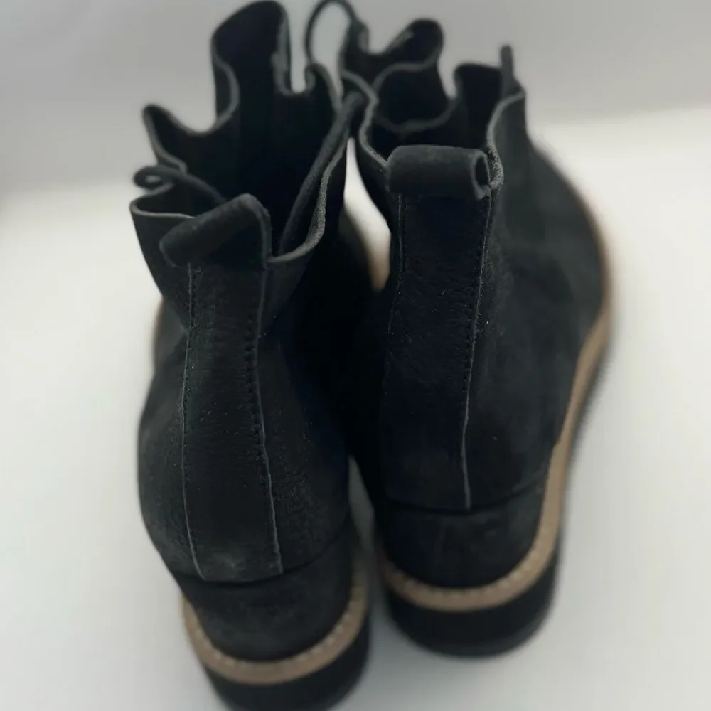 Eileen‎ Fisher Women's Size 8 Capa Wedge Chukka Boot In Black